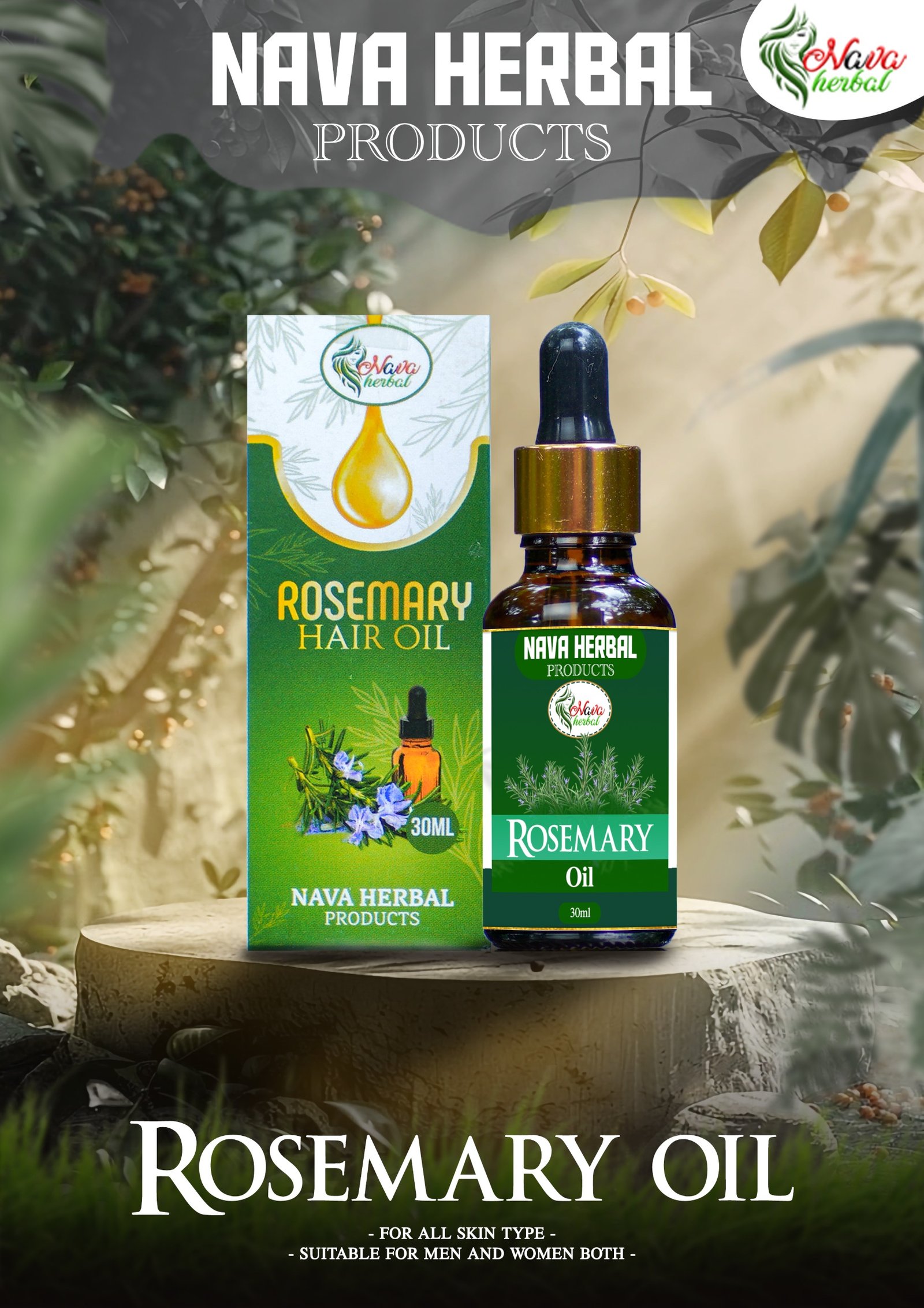 Rosemary hair serum